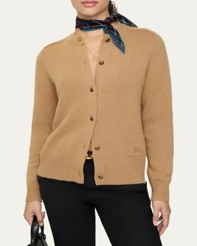 Burberry Clara Cashmere Crewneck Cardigan | Thumbnail 3