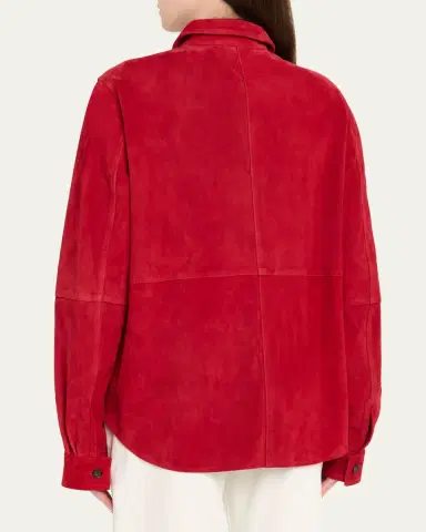 Toteme Soft Suede Shirt | Thumbnail 3