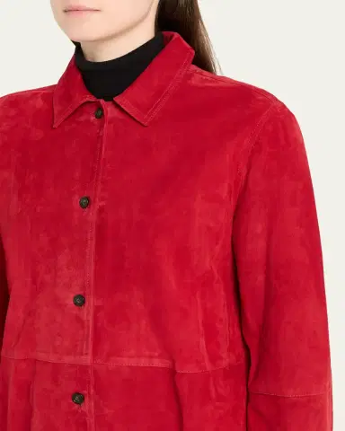 Toteme Soft Suede Shirt | Thumbnail 5