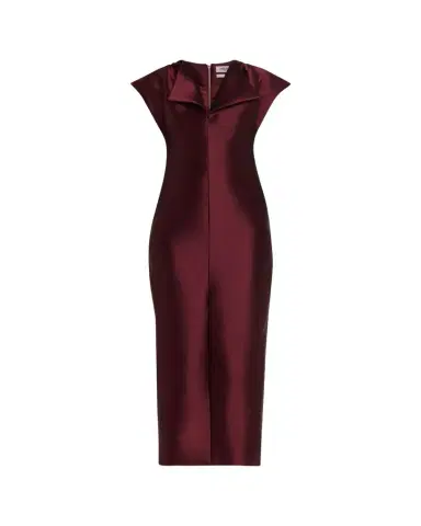 Christopher John Rogers Peel Cap-Sleeve Sheath Midi Dress | Thumbnail 1 Christopher John Rogers Peel Cap-Sleeve Sheath Midi Dress | Thumbnail 1