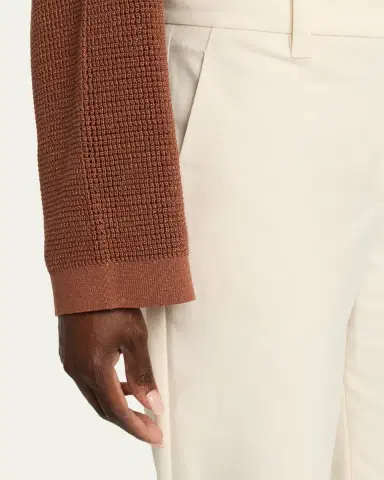 Brunello Cucinelli Stretch Cotton Gabardine Kickflare Ankle Cigarette Pants | Thumbnail 5 Brunello Cucinelli Stretch Cotton Gabardine Kickflare Ankle Cigarette Pants | Thumbnail 5