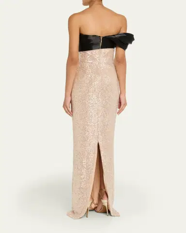 PAMELLA ROLAND Stretch Sequined Gown | Thumbnail 3 PAMELLA ROLAND Stretch Sequined Gown | Thumbnail 3