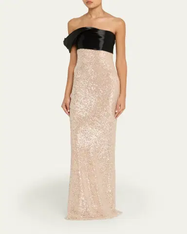 PAMELLA ROLAND Stretch Sequined Gown | Thumbnail 4 PAMELLA ROLAND Stretch Sequined Gown | Thumbnail 4