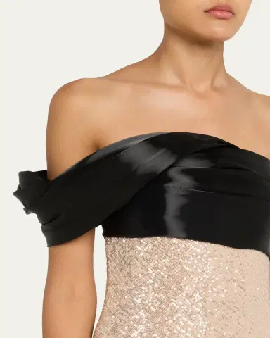 PAMELLA ROLAND Stretch Sequined Gown | Thumbnail 5 PAMELLA ROLAND Stretch Sequined Gown | Thumbnail 5