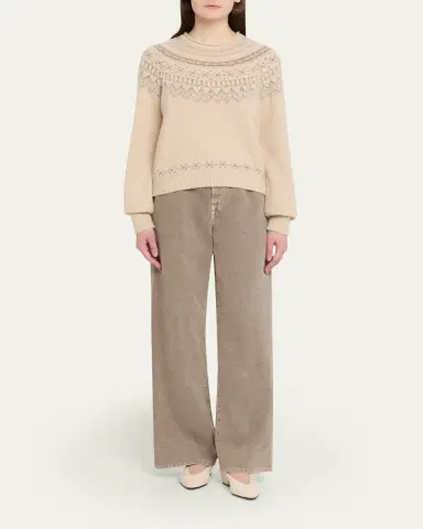Guest in Residence Cloud Chalet Wool Cashmere Crewneck Sweater | Thumbnail 2