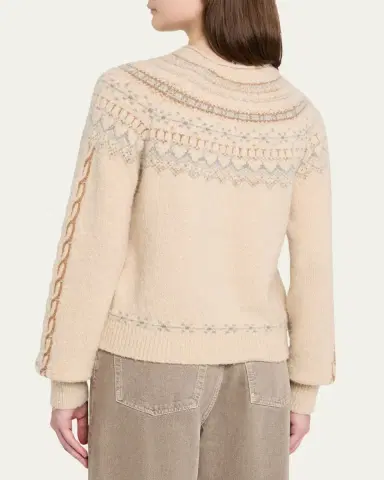 Guest in Residence Cloud Chalet Wool Cashmere Crewneck Sweater | Thumbnail 3