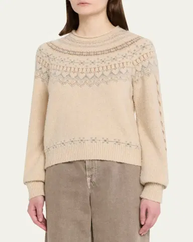 Guest in Residence Cloud Chalet Wool Cashmere Crewneck Sweater | Thumbnail 4