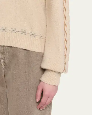 Guest in Residence Cloud Chalet Wool Cashmere Crewneck Sweater | Thumbnail 5