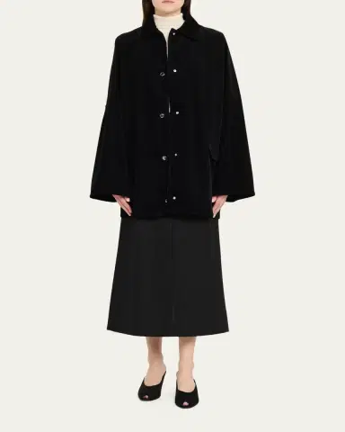 Toteme Corduroy Oversized Shirt Jacket | Thumbnail 2 Toteme Corduroy Oversized Shirt Jacket | Thumbnail 2