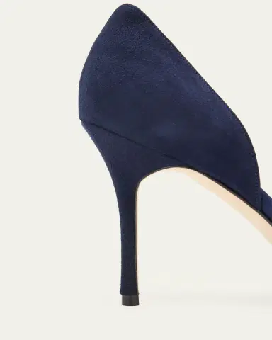 Manolo Blahnik 50mm Maren Suede Pointed-Toe Pumps | Thumbnail 3 Manolo Blahnik 50mm Maren Suede Pointed-Toe Pumps | Thumbnail 3