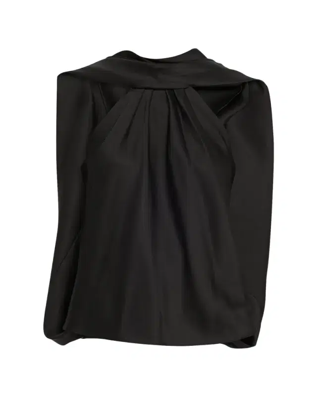 Scarlett Satin Cape Top