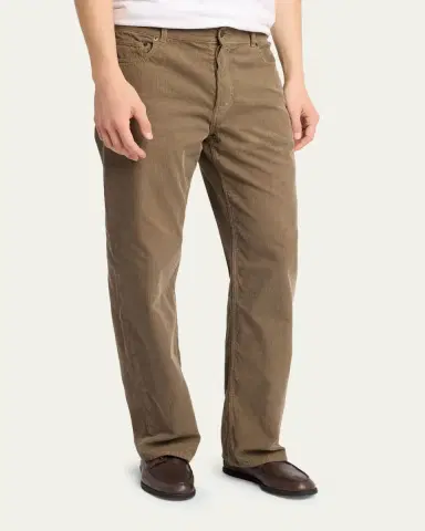 THE ROW Men's Straight Fit Corduroy Five-Pocket Pants | Thumbnail 4 THE ROW Men's Straight Fit Corduroy Five-Pocket Pants | Thumbnail 4