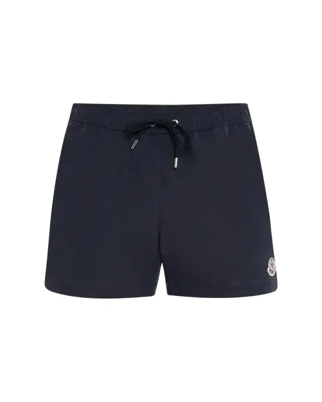 Moncler Men's Slim Logo Swim Shorts