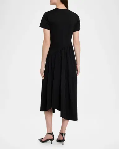 Frame Short-Sleeve Gathered Maxi Dress | Thumbnail 2 Frame Short-Sleeve Gathered Maxi Dress | Thumbnail 2