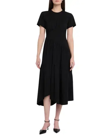 Frame Short-Sleeve Gathered Maxi Dress | Thumbnail 1 Frame Short-Sleeve Gathered Maxi Dress | Thumbnail 1