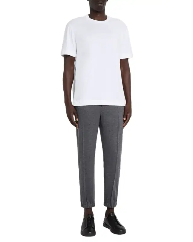 ZEGNA Men's Cotton Jersey Crewneck T-Shirt