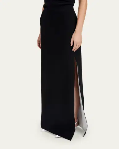 Proenza Schouler Rosina Draped Double-Crepe Dress | Thumbnail 4