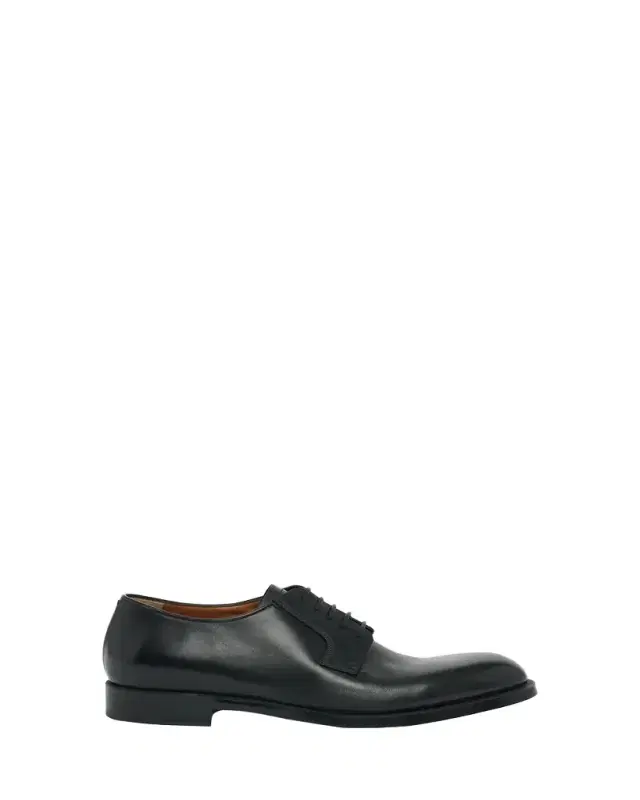 ZEGNA Men's Leather Lace-Up Derby Loafers
