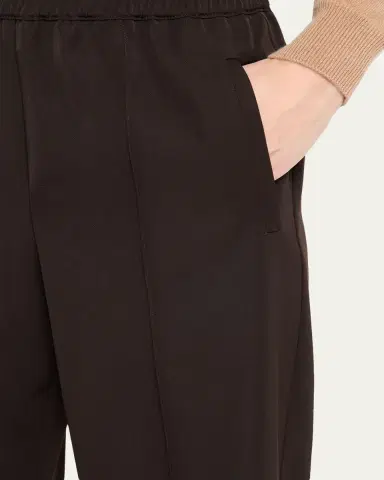 Dolce & Gabbana Straight-Leg Gabardine Pull-On Pants | Thumbnail 10