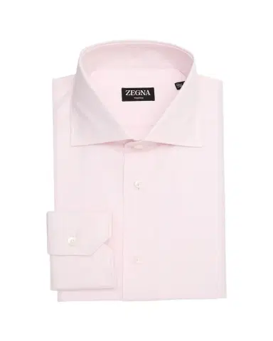 Zegna Men's Micro-Check Trofeo Cotton Dress Shirt | Thumbnail 1 Zegna Men's Micro-Check Trofeo Cotton Dress Shirt | Thumbnail 1