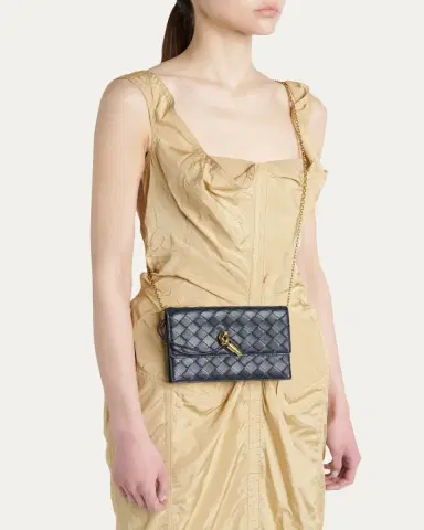 Bottega Veneta Andiamo Leather Chain Pouch Bag | Thumbnail 2 Bottega Veneta Andiamo Leather Chain Pouch Bag | Thumbnail 2