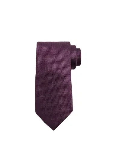 Zegna Men's Micro-Geometric Jacquard Silk Tie | Thumbnail 1