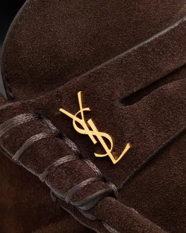Saint Laurent Le Suede YSL Penny Loafers | Thumbnail 5