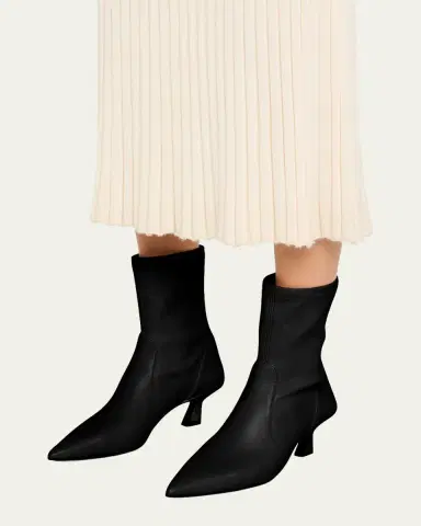 Stuart Weitzman 50mm Vinnie Stretch Leather Booties | Thumbnail 3 Stuart Weitzman 50mm Vinnie Stretch Leather Booties | Thumbnail 3