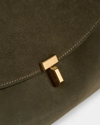 Toteme T-Lock Suede Shoulder Bag | Thumbnail 15