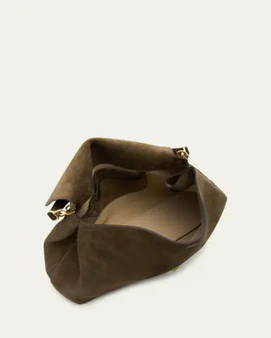 Toteme T-Lock Suede Shoulder Bag | Thumbnail 8