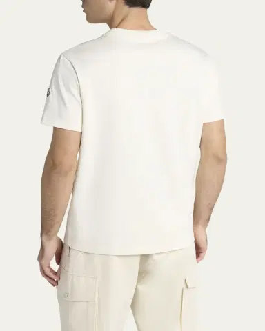Moncler Men's Logo Script Graphic T-Shirt | Thumbnail 3