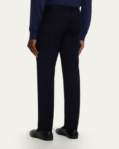 Zegna Men's Wool Straight Fit Five-Pocket Pants | Thumbnail 7