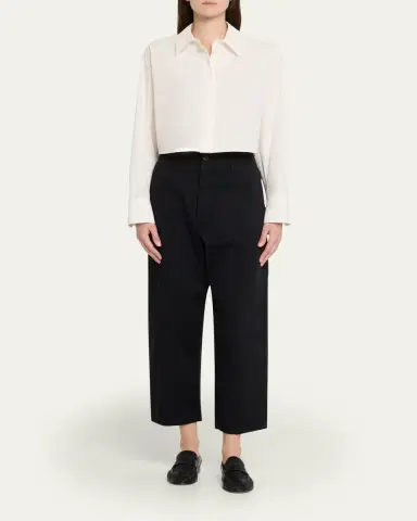 A.L.C. Maude Cropped Button-Front Top | Thumbnail 2