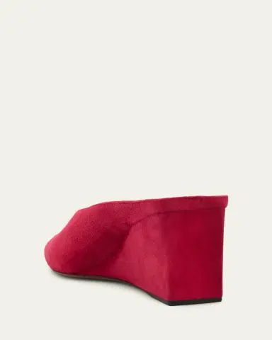 Alaïa 75mm Suede Wedge Mules | Thumbnail 4 Alaïa 75mm Suede Wedge Mules | Thumbnail 4