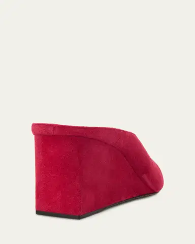 Alaïa 75mm Suede Wedge Mules | Thumbnail 5 Alaïa 75mm Suede Wedge Mules | Thumbnail 5
