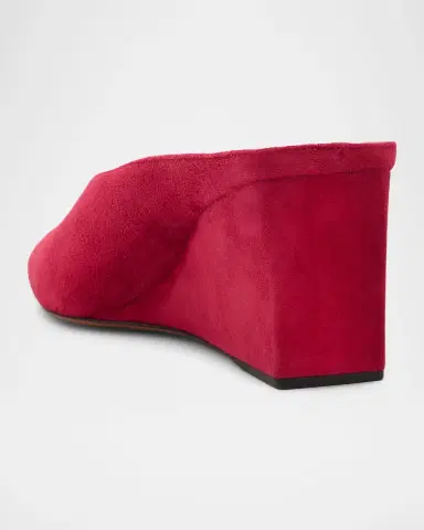 Alaïa 75mm Suede Wedge Mules | Thumbnail 6 Alaïa 75mm Suede Wedge Mules | Thumbnail 6
