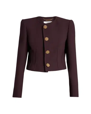 Chloé Wool Crepe SIngle-Breasted Jacket | Thumbnail 1 Chloé Wool Crepe SIngle-Breasted Jacket | Thumbnail 1