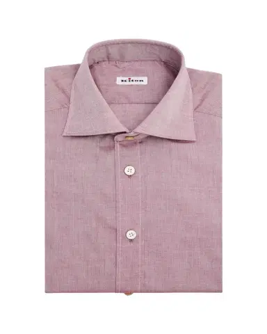 Kiton Men's Cotton Point-Collar Dress Shirt | Thumbnail 1 Kiton Men's Cotton Point-Collar Dress Shirt | Thumbnail 1