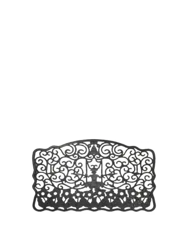 MacKenzie-Childs Mrs. Powers Rubber Door Mat, 2' x 3' | Thumbnail 1