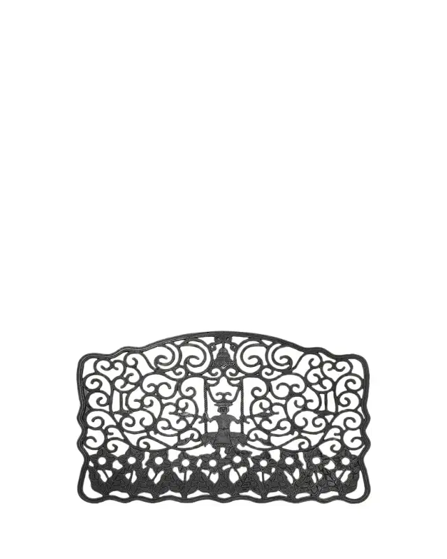 Mrs. Powers Rubber Door Mat, 2' x 3'