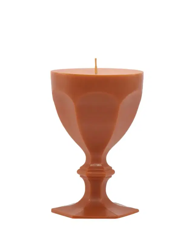 Harcourt Goblet Candle, Orange
