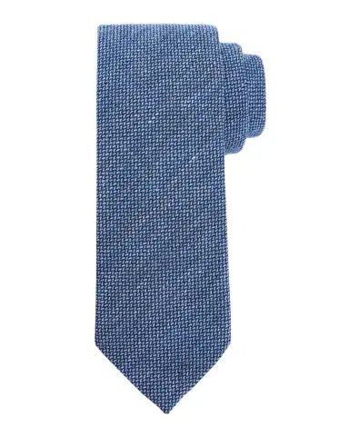 Zegna Men's Textured Wool and Silk Tie | Thumbnail 1