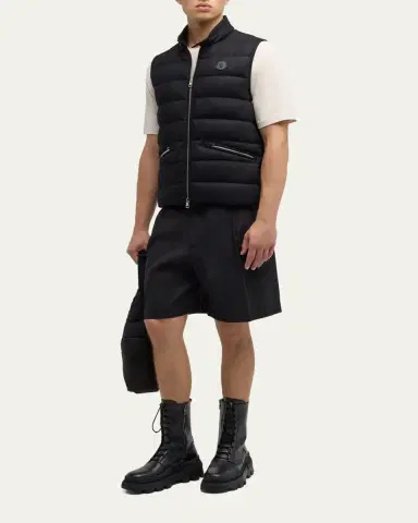 Moncler Men's Gallienne Cashmere-Blend Down Vest | Thumbnail 2 Moncler Men's Gallienne Cashmere-Blend Down Vest | Thumbnail 2