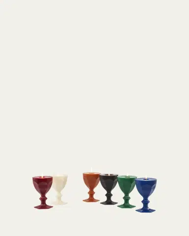 Baccarat Harcourt Goblet Candle, Ivory | Thumbnail 2