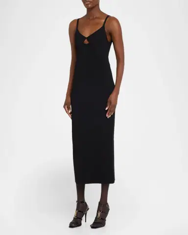 Saint Laurent Cassandra YSL Medallion Leather Stiletto Sandals | Thumbnail 2 Saint Laurent Cassandra YSL Medallion Leather Stiletto Sandals | Thumbnail 2