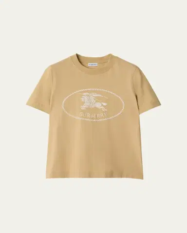 Burberry EKD Embroidered Short-Sleeve T-Shirt | Thumbnail 5