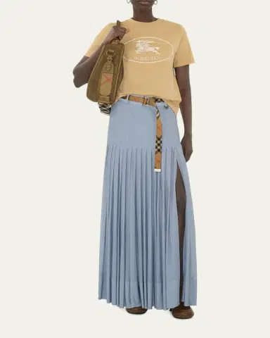 Burberry EKD Embroidered Short-Sleeve T-Shirt | Thumbnail 6