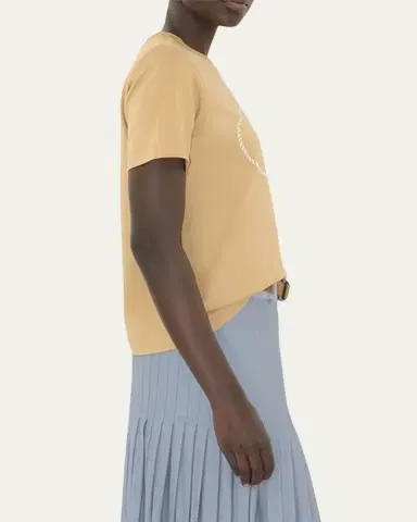 Burberry EKD Embroidered Short-Sleeve T-Shirt | Thumbnail 8