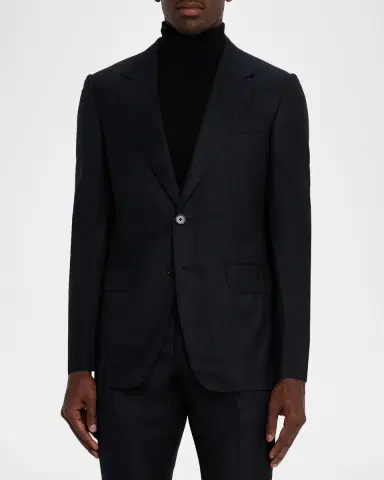 ZEGNA Men's Centoventimila Wool Tonal Stripe Suit | Thumbnail 3 ZEGNA Men's Centoventimila Wool Tonal Stripe Suit | Thumbnail 3