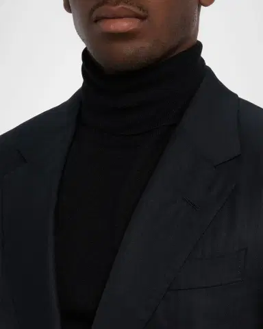 ZEGNA Men's Centoventimila Wool Tonal Stripe Suit | Thumbnail 5 ZEGNA Men's Centoventimila Wool Tonal Stripe Suit | Thumbnail 5
